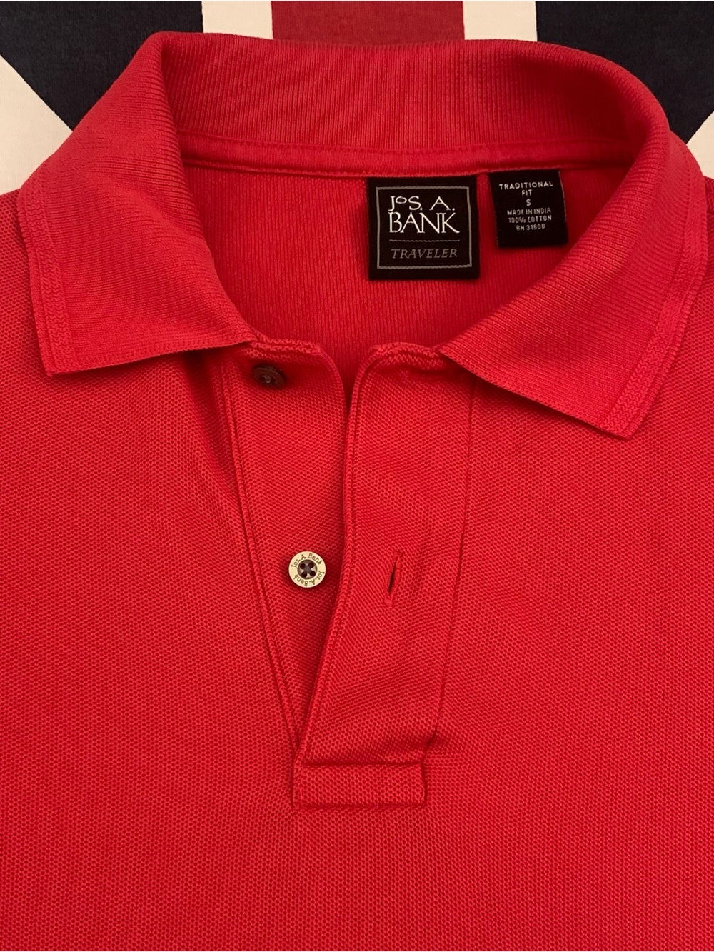 JOS A BANK SS Traveler All Cotton 2 Button Polo